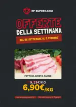 EP Supercarni Offerte della settimana - al 02.10.2025