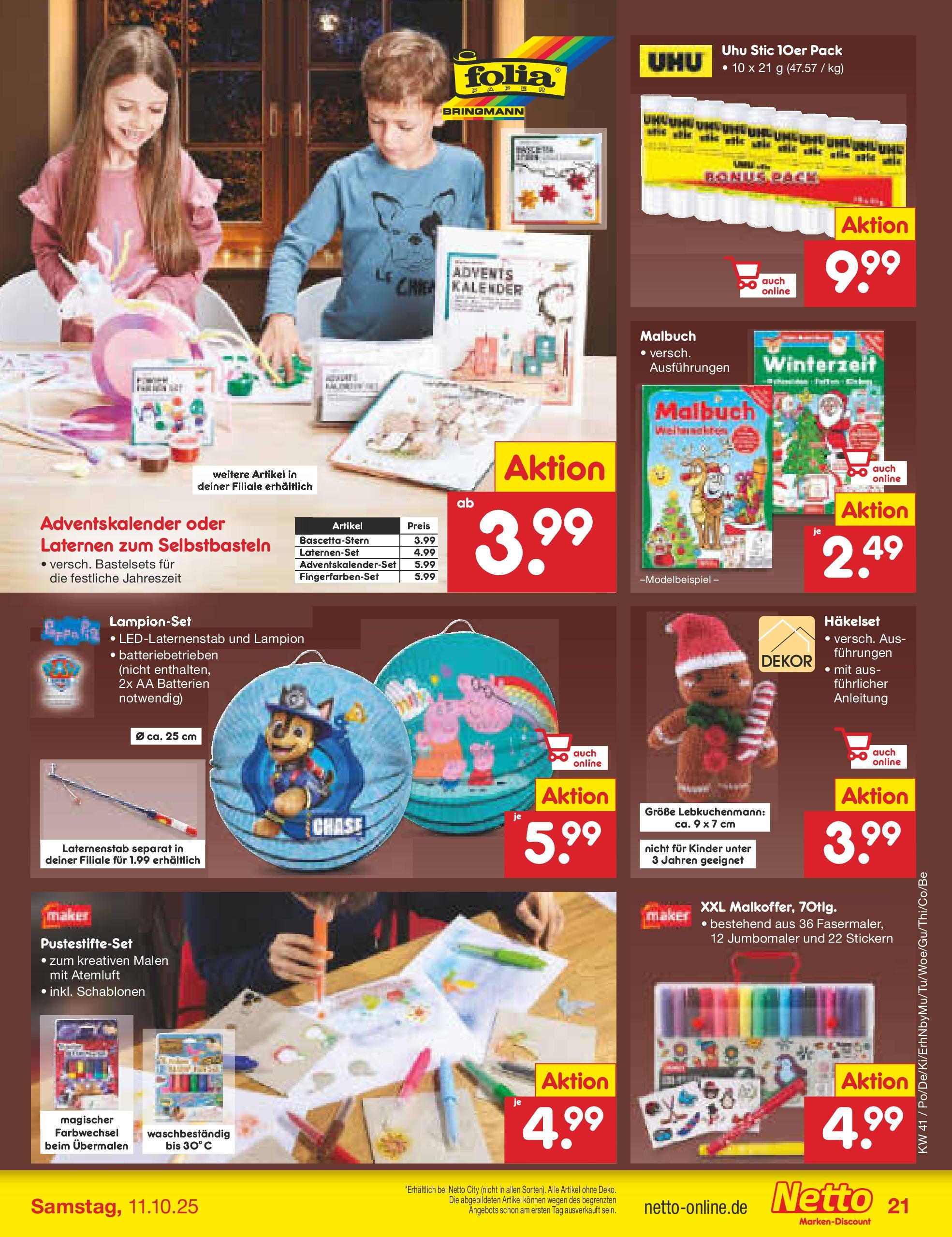 Netto Marken-Discount prospekt Thiendorf	 (ab 05.10.2025) » Angebote | Seite: 21 | Produkte: Batterien