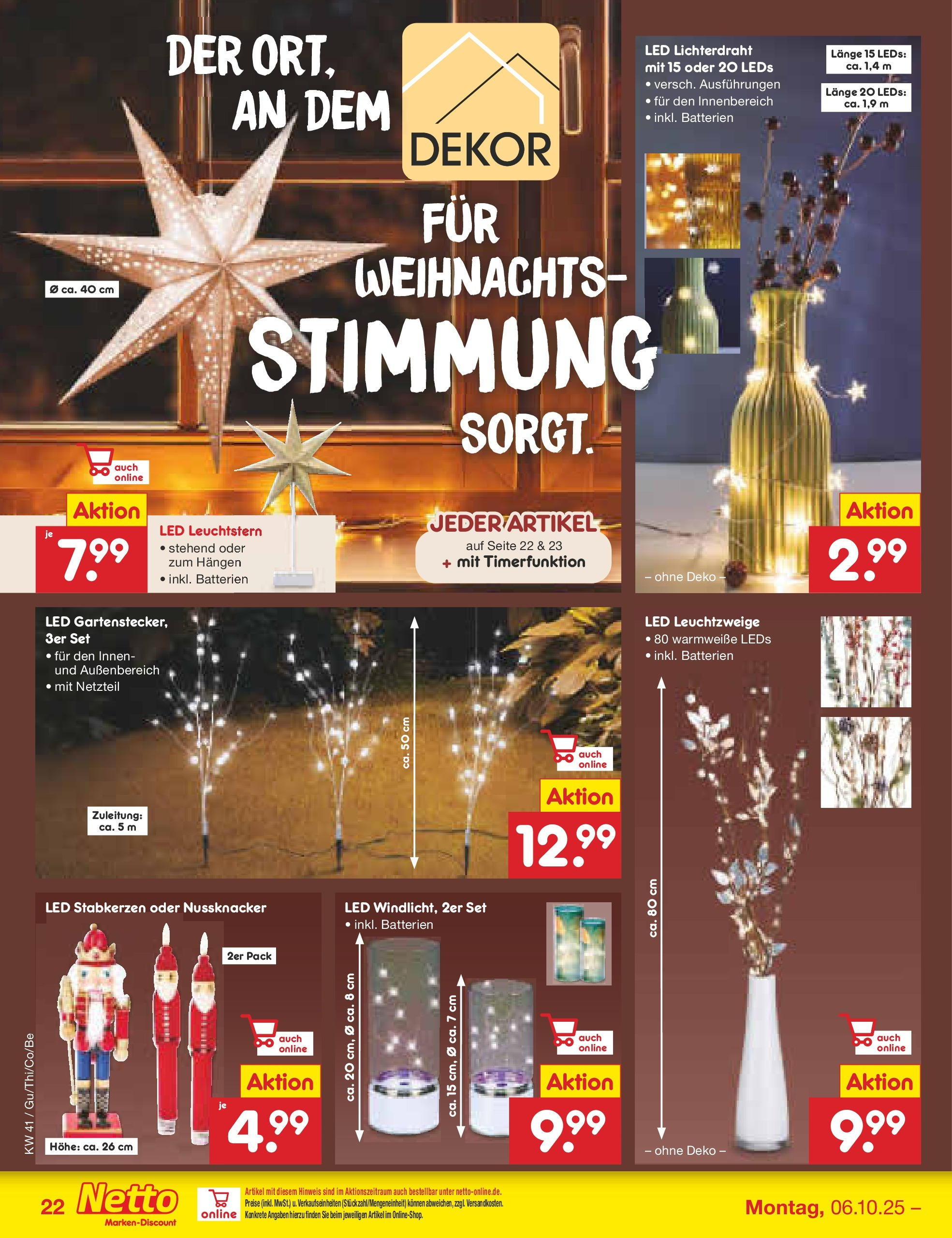 Netto Marken-Discount prospekt Thiendorf	 (ab 05.10.2025) » Angebote | Seite: 22 | Produkte: Batterien, Netzteil