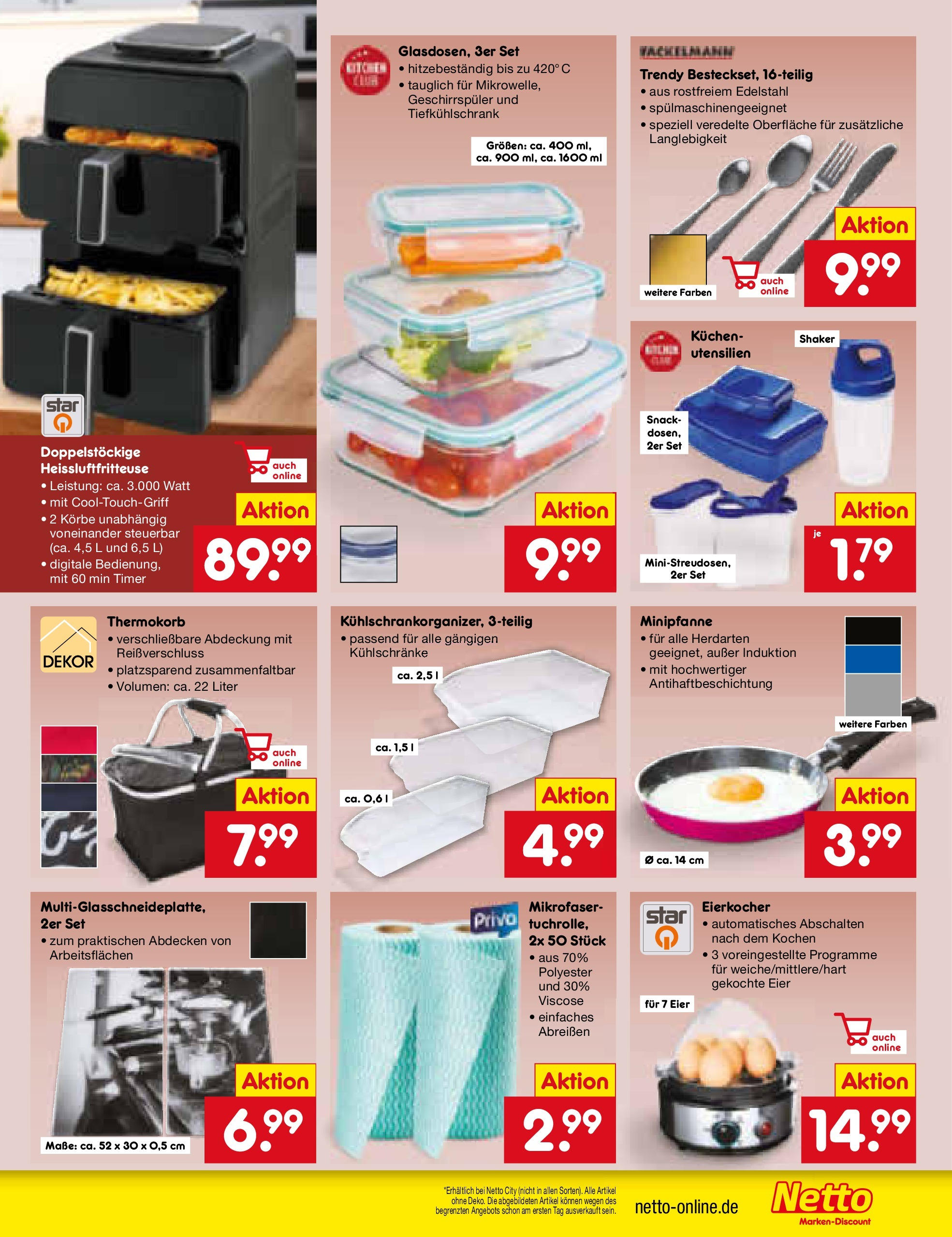 Netto Marken-Discount prospekt Nordhausen	 (ab 05.10.2025) » Angebote | Seite: 29 | Produkte: Geschirrspüler, Eier, Kuchen, Eierkocher