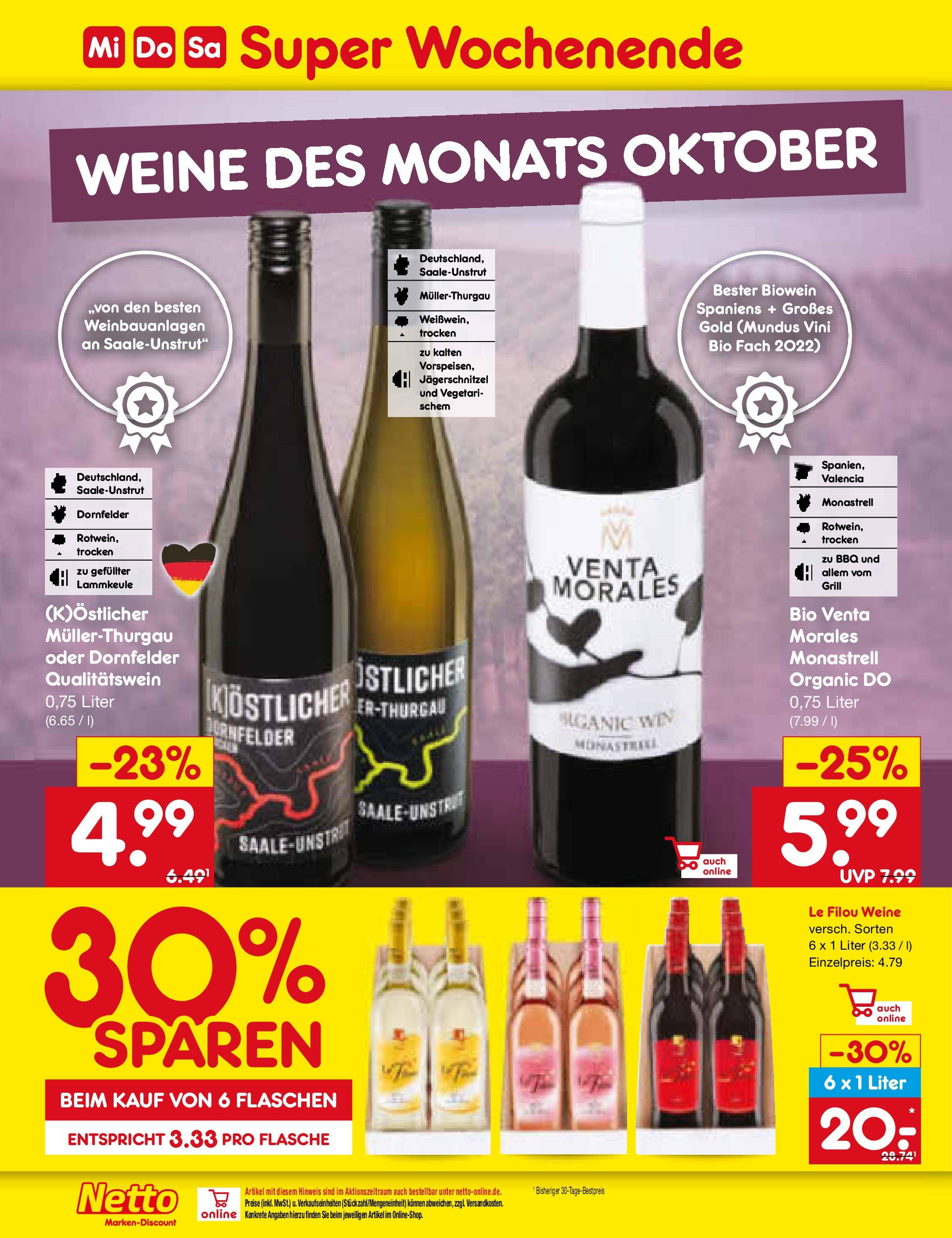 Netto Marken-Discount prospekt Nordhausen	 (ab 05.10.2025) » Angebote | Seite: 32 | Produkte: Lammkeule, Grill, Le filou