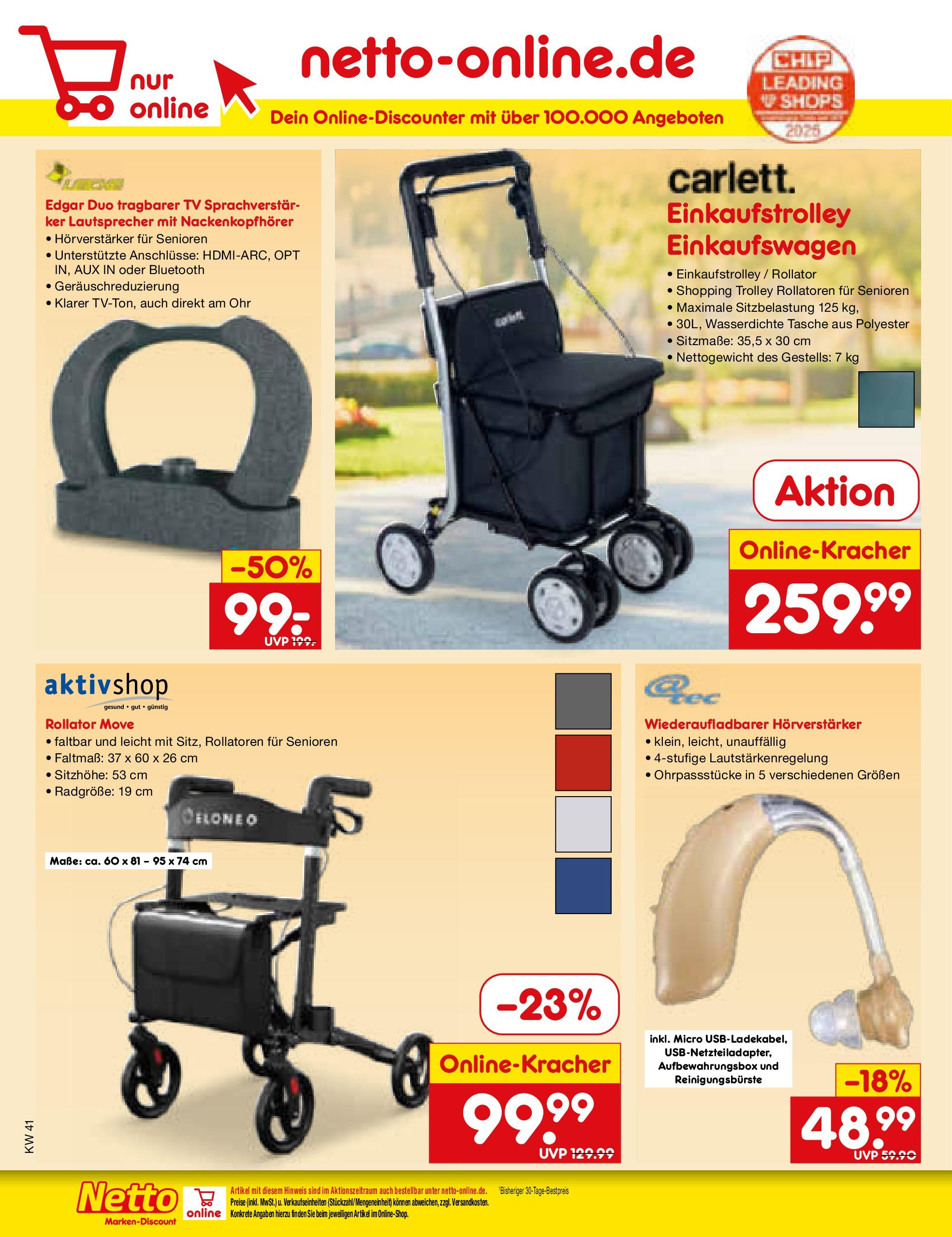 Netto Marken-Discount prospekt Nordhausen	 (ab 05.10.2025) » Angebote | Seite: 60 | Produkte: Tasche, Lautsprecher, TV