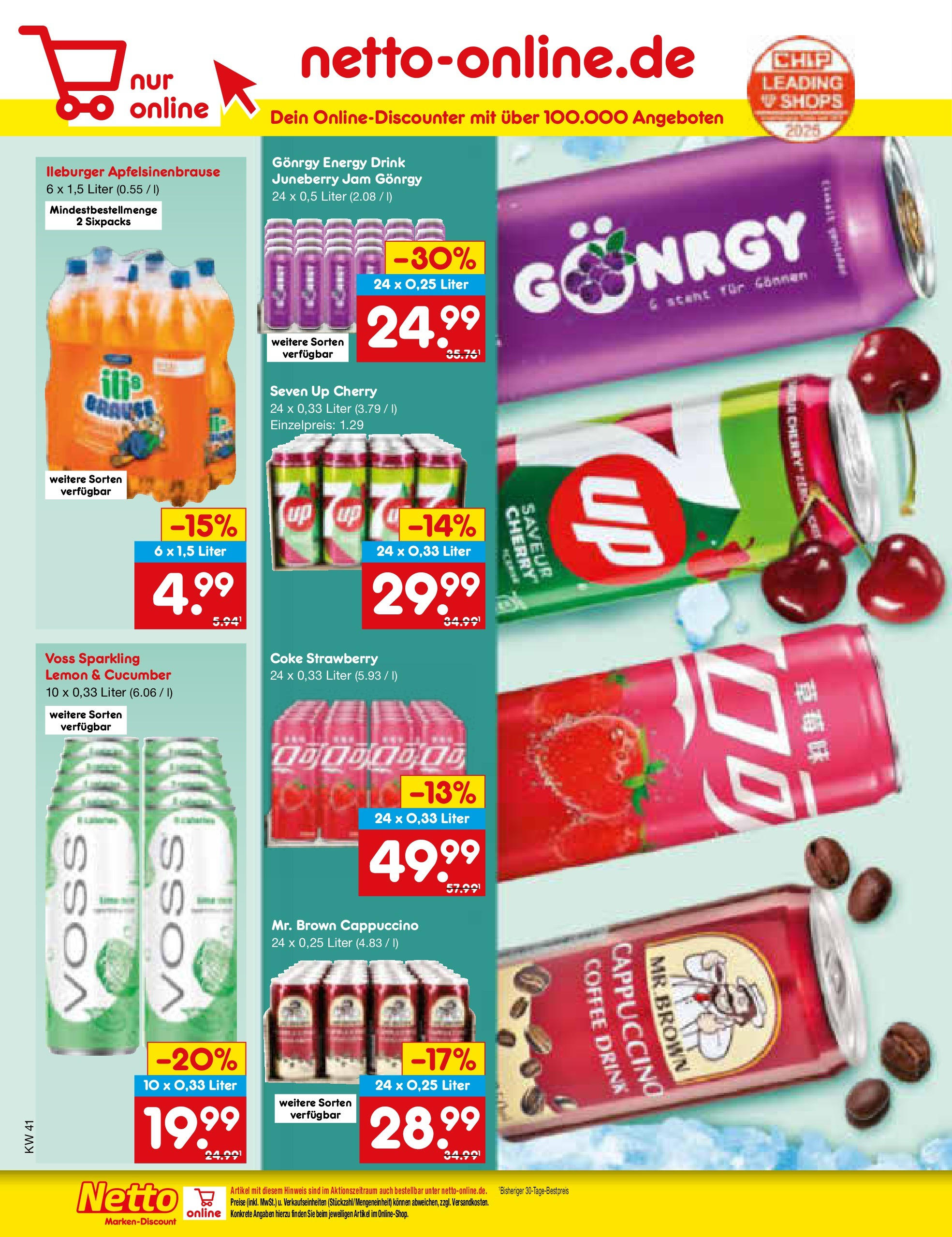 Netto Marken-Discount prospekt Nordhausen	 (ab 05.10.2025) » Angebote | Seite: 62 | Produkte: Energy, Tür