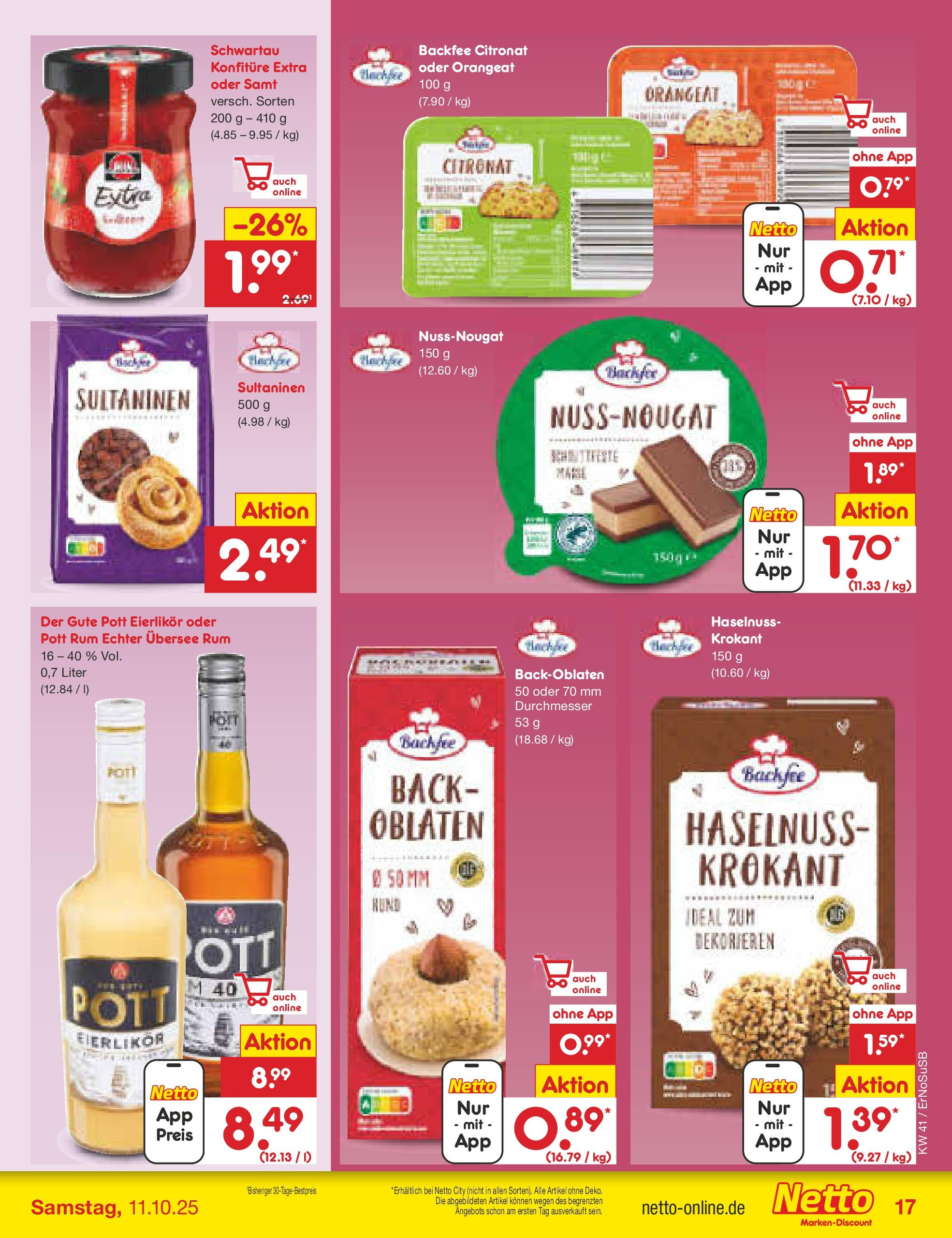 Netto Marken-Discount prospekt Nordhausen	 (ab 05.10.2025) » Angebote | Seite: 21 | Produkte: Rum