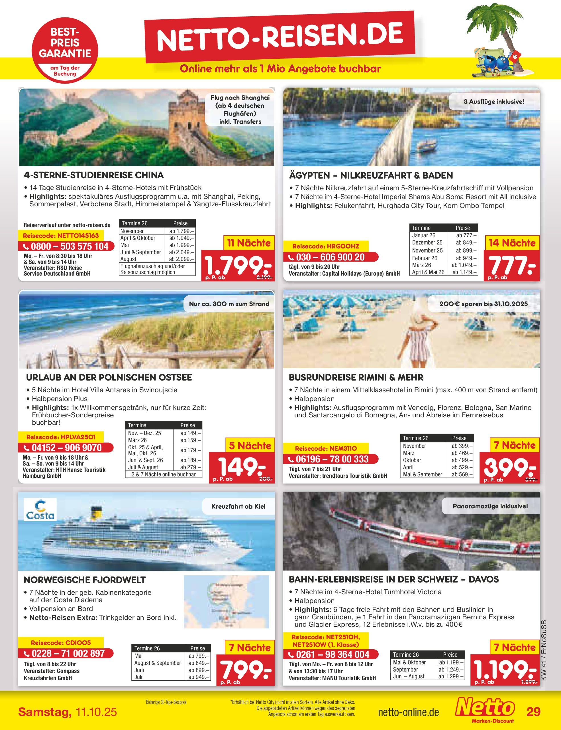 Netto Marken-Discount prospekt Nordhausen	 (ab 05.10.2025) » Angebote | Seite: 37 | Produkte: Uhr