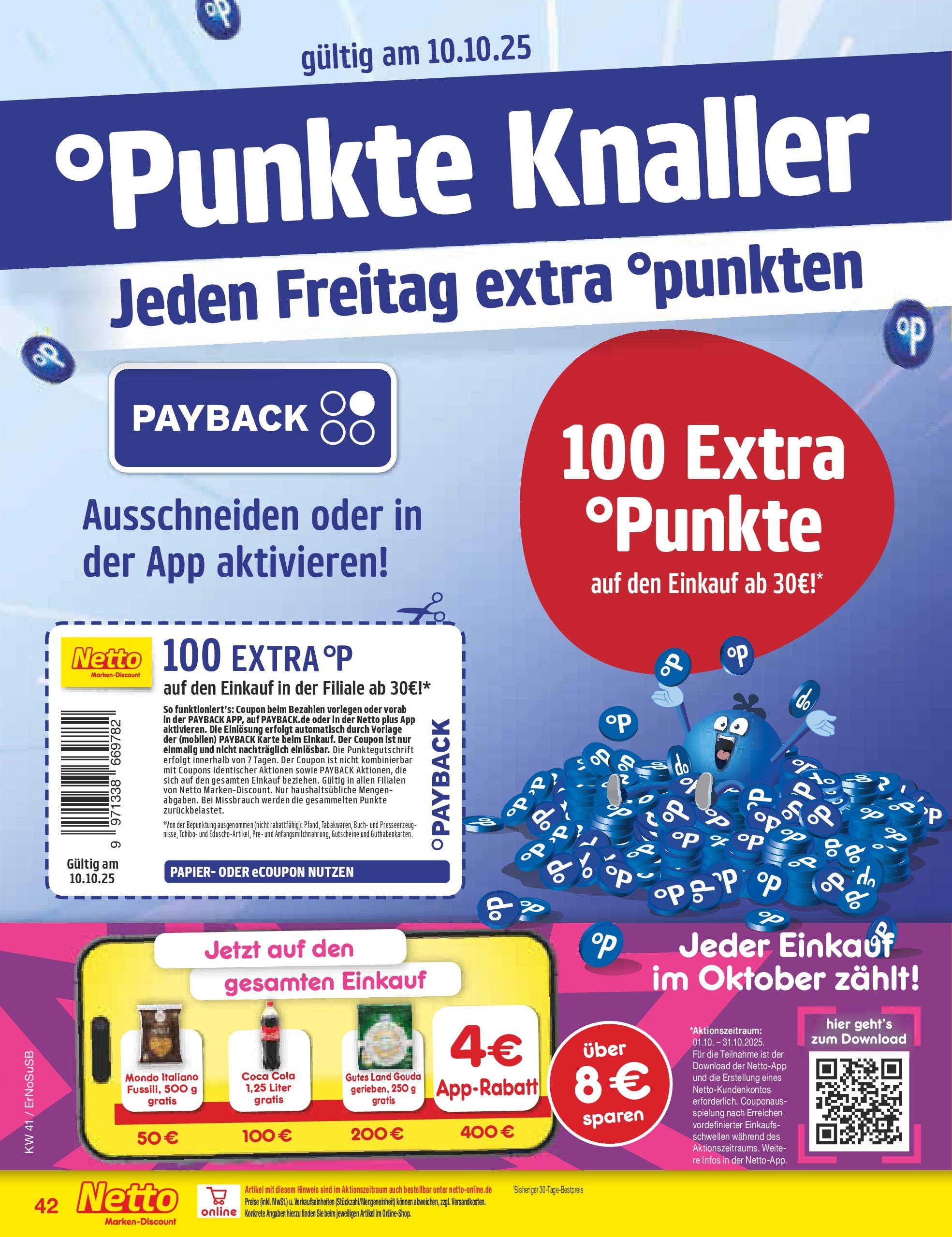 Netto Marken-Discount prospekt Nordhausen	 (ab 05.10.2025) » Angebote | Seite: 50 | Produkte: Coca cola, Cola, Gouda