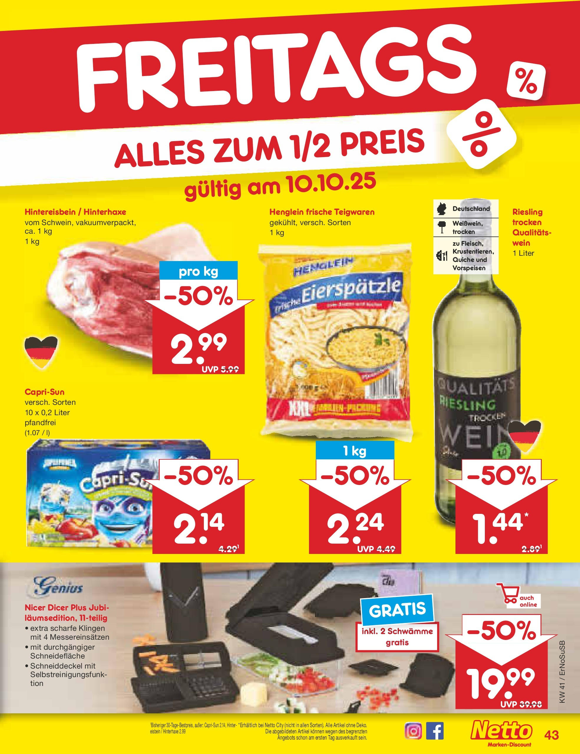 Netto Marken-Discount prospekt Nordhausen	 (ab 05.10.2025) » Angebote | Seite: 51 | Produkte: Wein