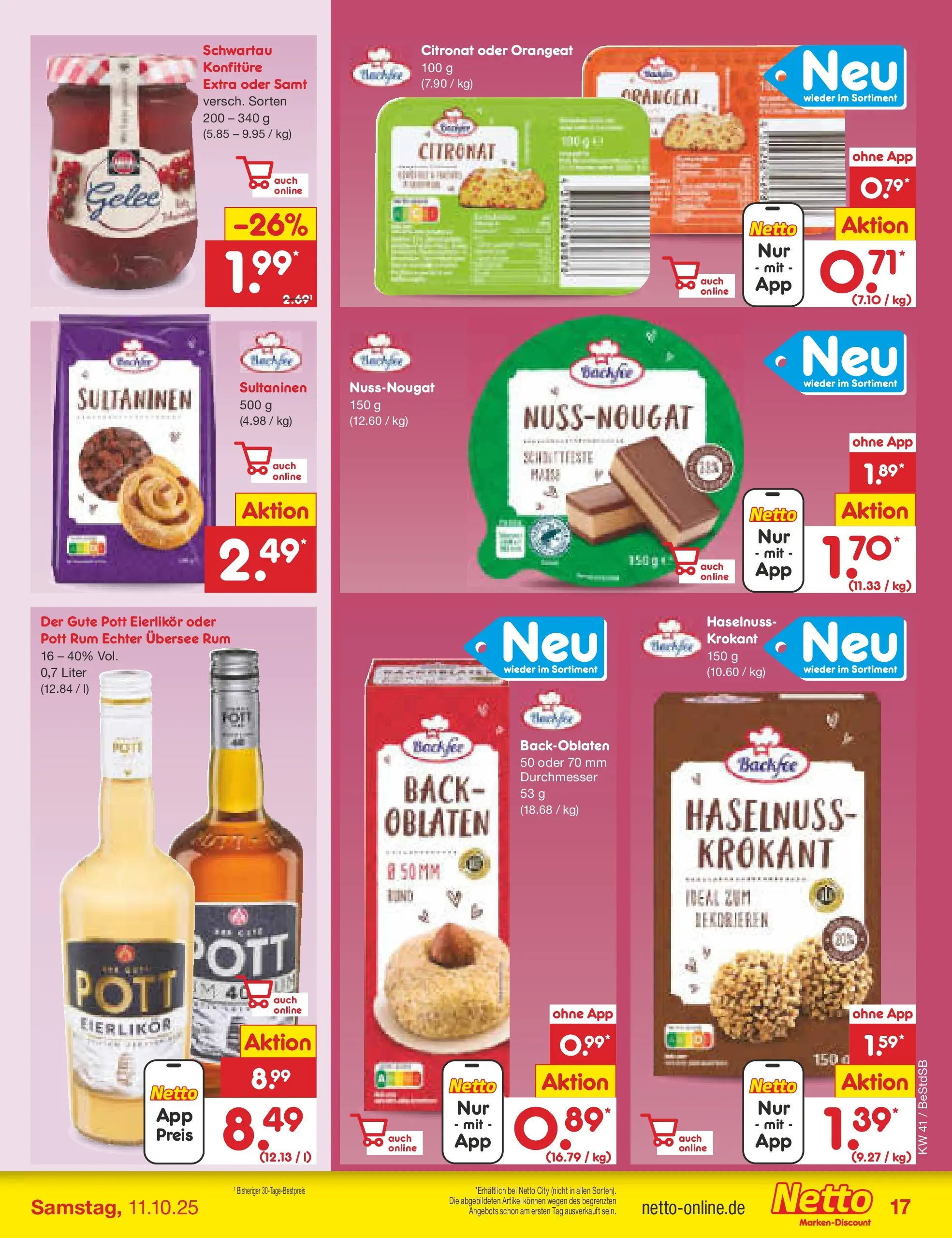 Netto Marken-Discount prospekt Berlin-Spandau (ab 06.10.2025) » Angebote | Seite: 19 | Produkte: Rum Netto Marken-Discount prospekt Berlin-Spandau (ab 06.10.2025) » Angebote | Seite: 19 | Produkte: Rum