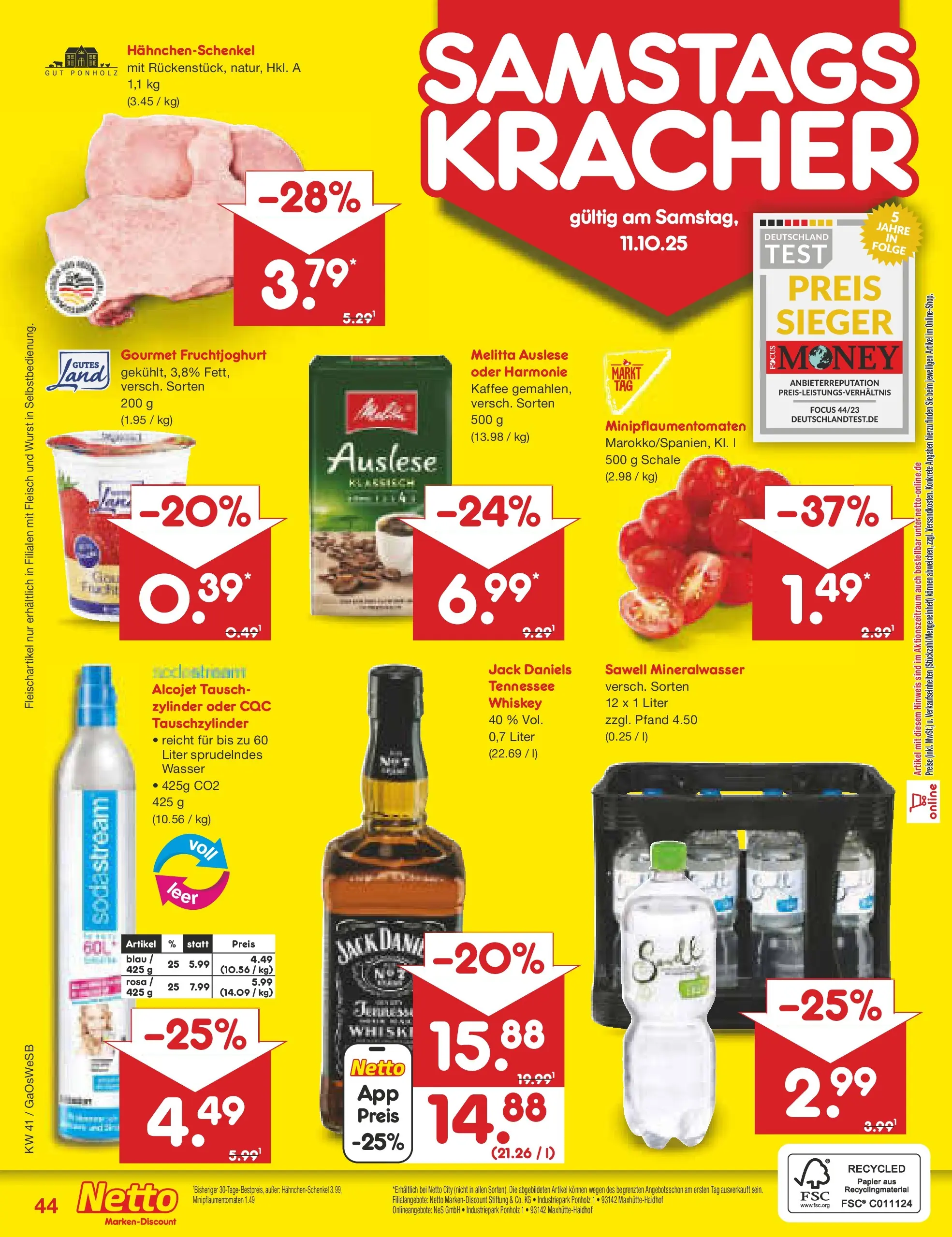 Netto Marken-Discount prospekt Bremen-Lesum	 (ab 06.10.2025) » Angebote | Seite: 50 | Produkte: Butter