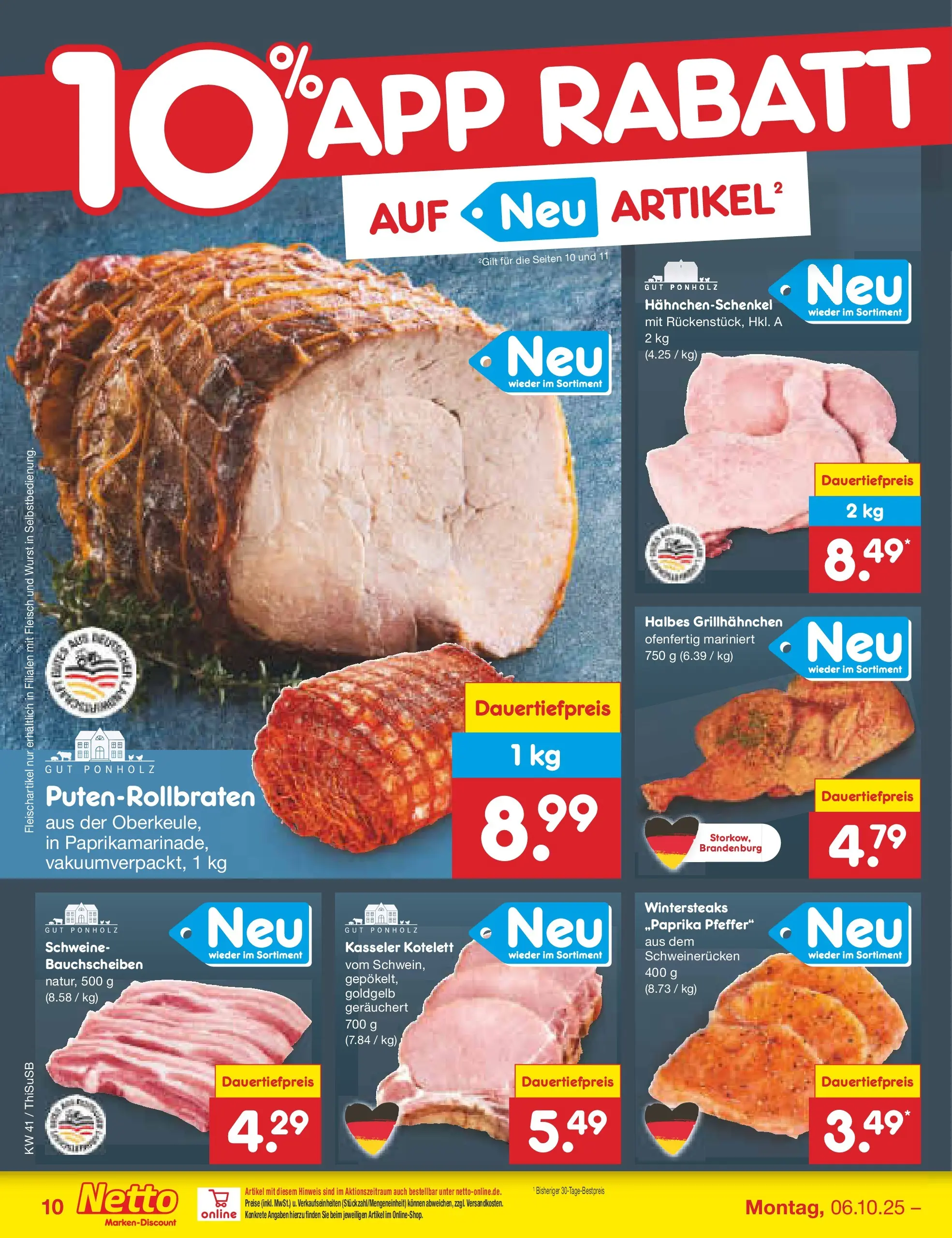 Netto Marken-Discount prospekt Pirna	 (ab 06.10.2025) » Angebote | Seite: 12 | Produkte: Pommes, Pommes frites, Bresso, Eis