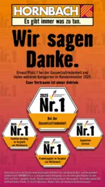 Hornbach: Es gibt immer was zu tun.