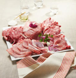 Porc : demi longe tranchée avec os sans filet mignon