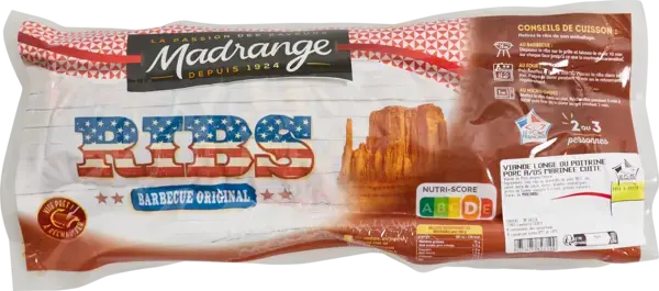 Ribs Barbecue Original MADRANGE