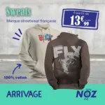 Noz ARRIVAGE Marque streetwear française - au 12.10.2025