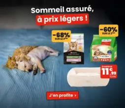 Sommeil assuré, à prix légers