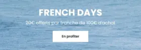 French days 20€ offerts par tranche de 100€ d'achat