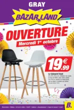 Bazarland Ouverture - au 01.10.2025