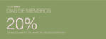 ONLY 20% de descuento - hasta el 12.10.2025