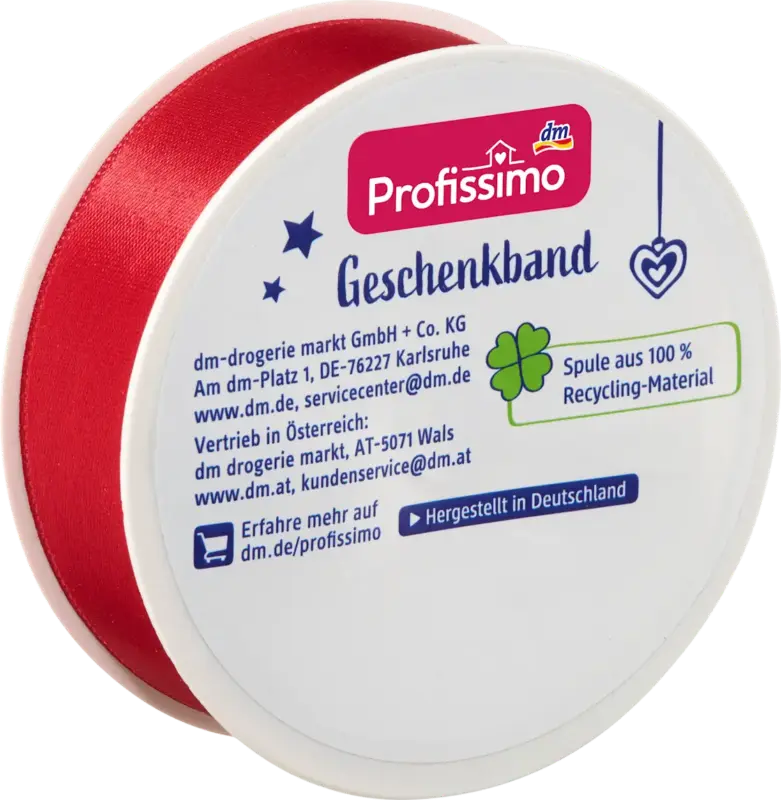 Profissimo Geschenkband, rot