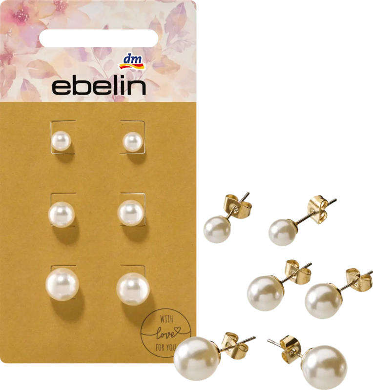 ebelin Ohrstecker Perlen