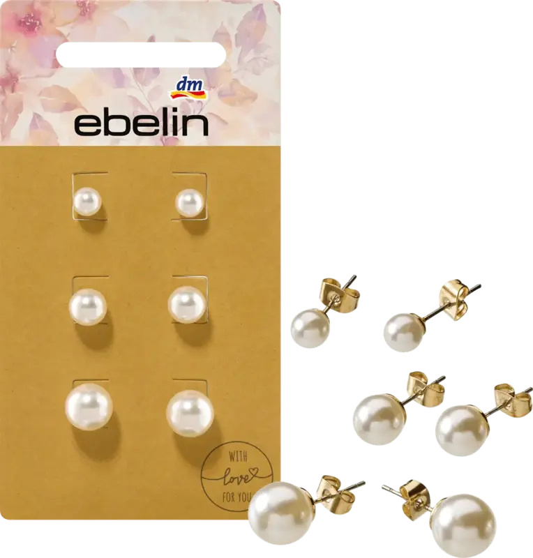 ebelin Ohrstecker Perlen