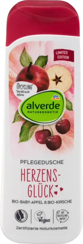 alverde NATURKOSMETIK Pflegedusche Herzensgl&uuml;ck