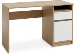 JYSK Бюро BILLUND 54x120 бяло/цвят дъб