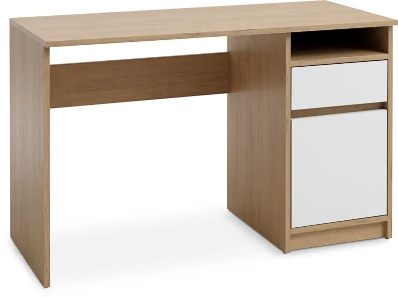 JYSK Бюро BILLUND 54x120 бяло/цвят дъб