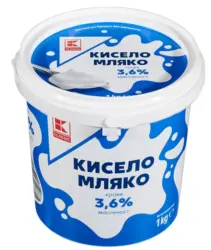 K-CLASSIC Кисело мляко 3,6% масленост