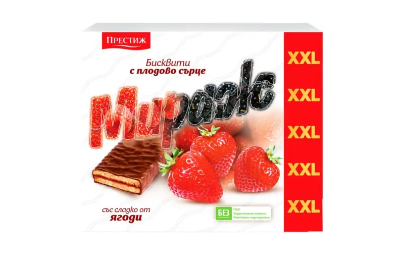 МИРАЖ Тунквани бисквити XXL ягода