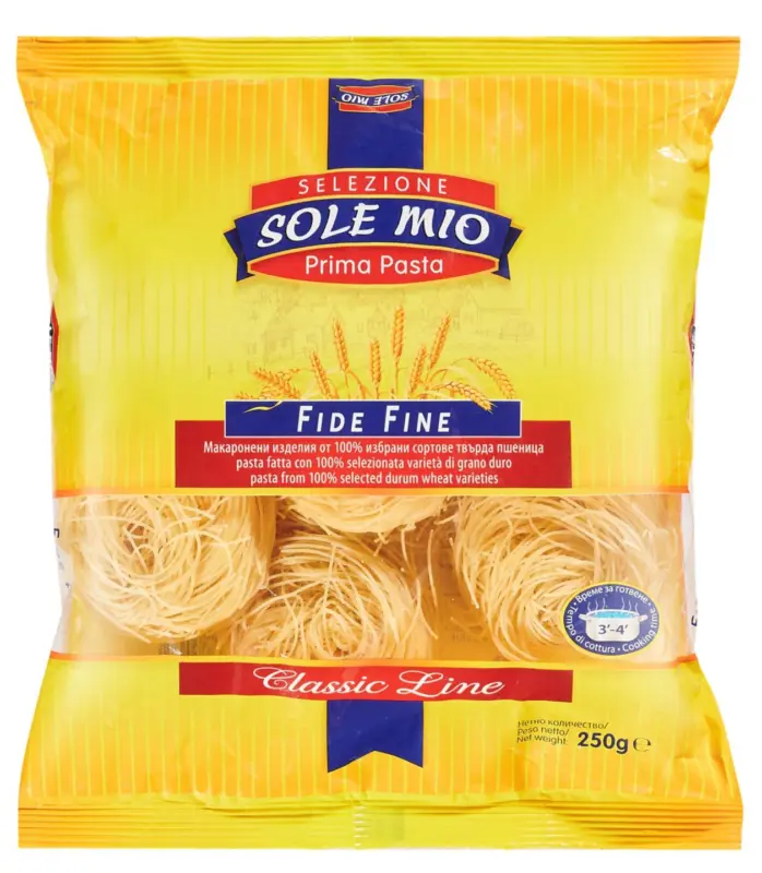 SOLE MIO Фиде различни видове