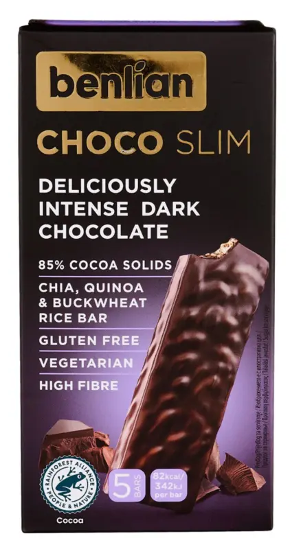 Benlian Choco Slim Оризов бар с 85% какао