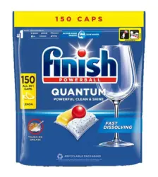 FINISH Таблетки за съдомиялна All in One лимон- 150бр.