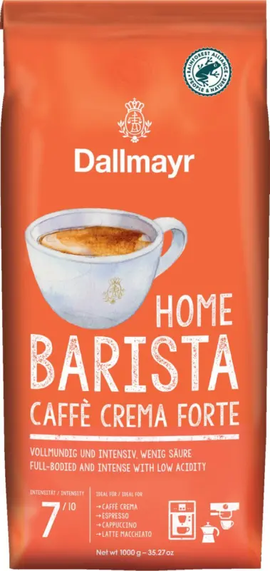 Dallmayr Кафе на зърна Barista различни видове