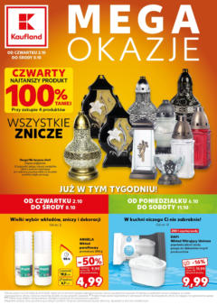 Pogląd oferty "Kaufland gazetka - Mega okazje" - ważna od 02.10.2025