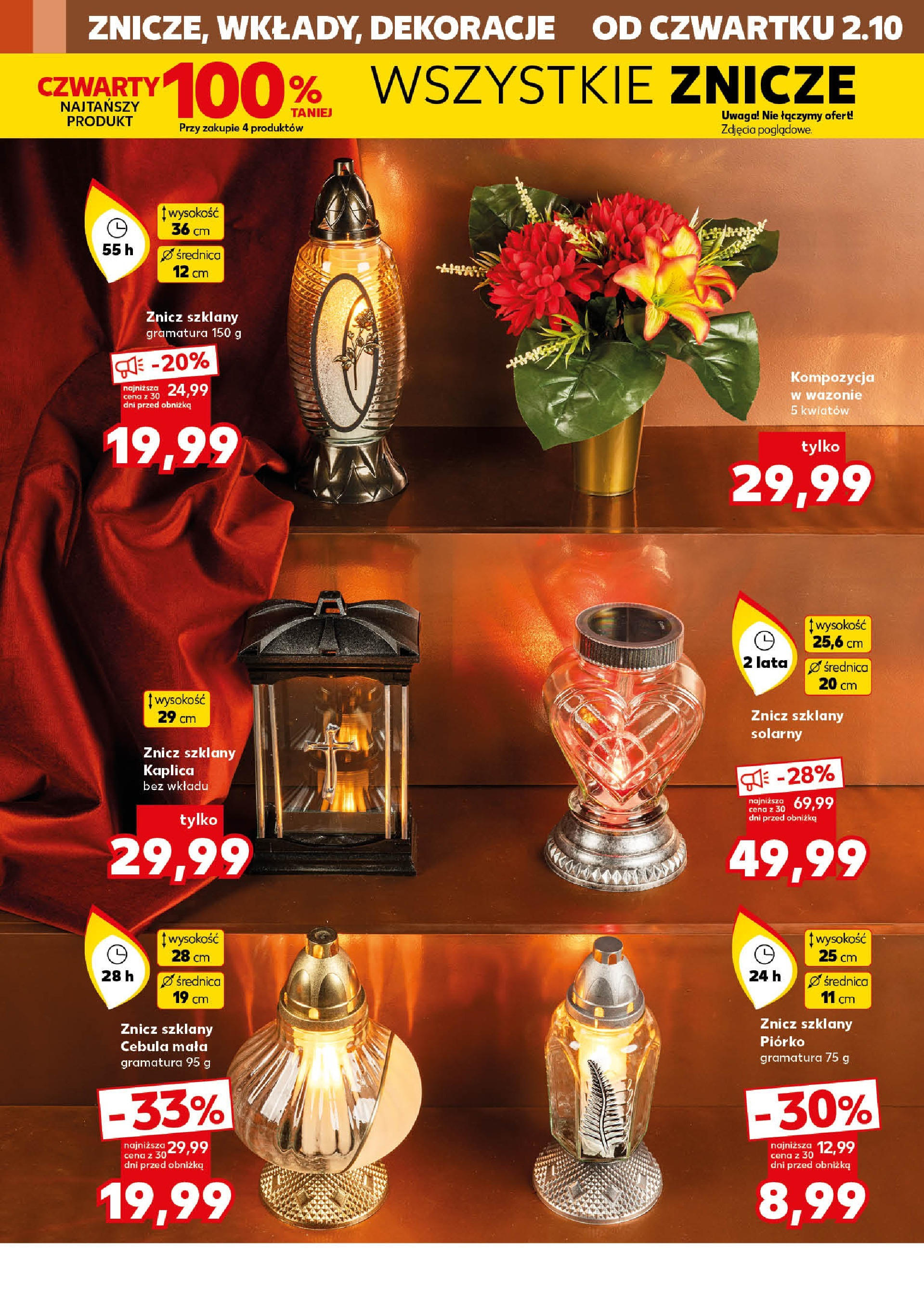 Kaufland gazetka - Mega okazje od 02.10.2025 - od jutra PDF | Strona: 6 | Produkty: Znicze