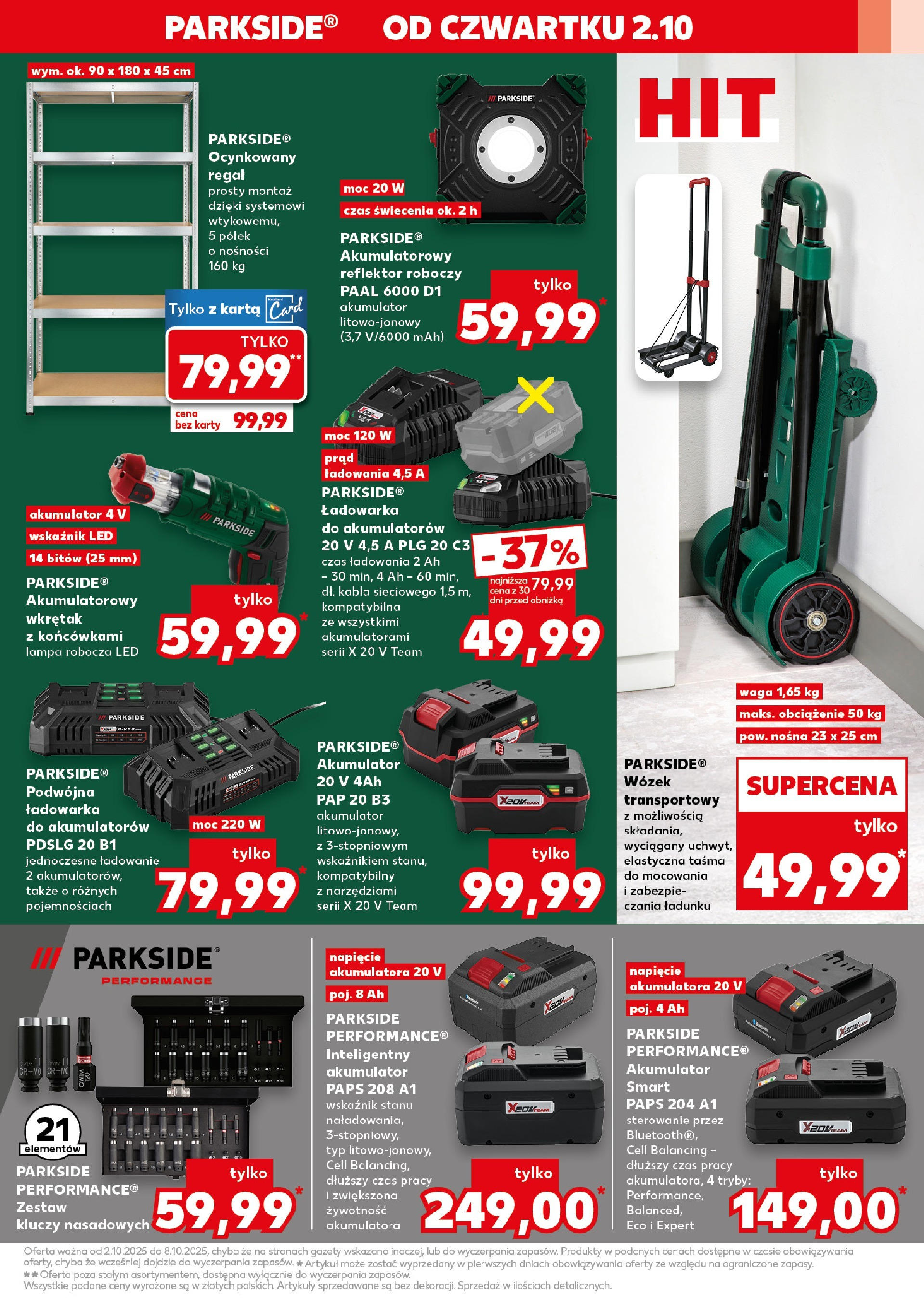 Kaufland gazetka - Mega okazje od 02.10.2025 - od jutra PDF | Strona: 11 | Produkty: Ładowarka, Waga, Lampa, Regał