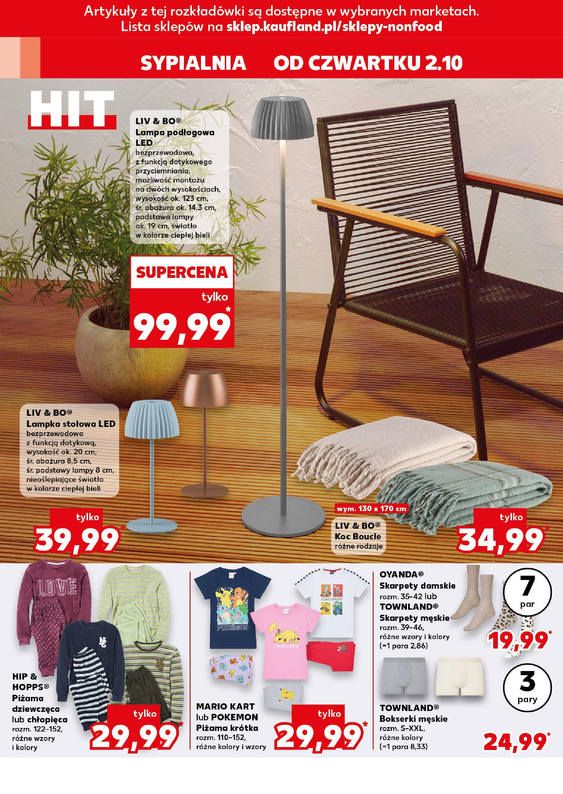 Kaufland gazetka - Mega okazje od 02.10.2025 - od jutra PDF | Strona: 14 | Produkty: Skarpety, Bokserki, Skarpety damskie, Bokserki męskie