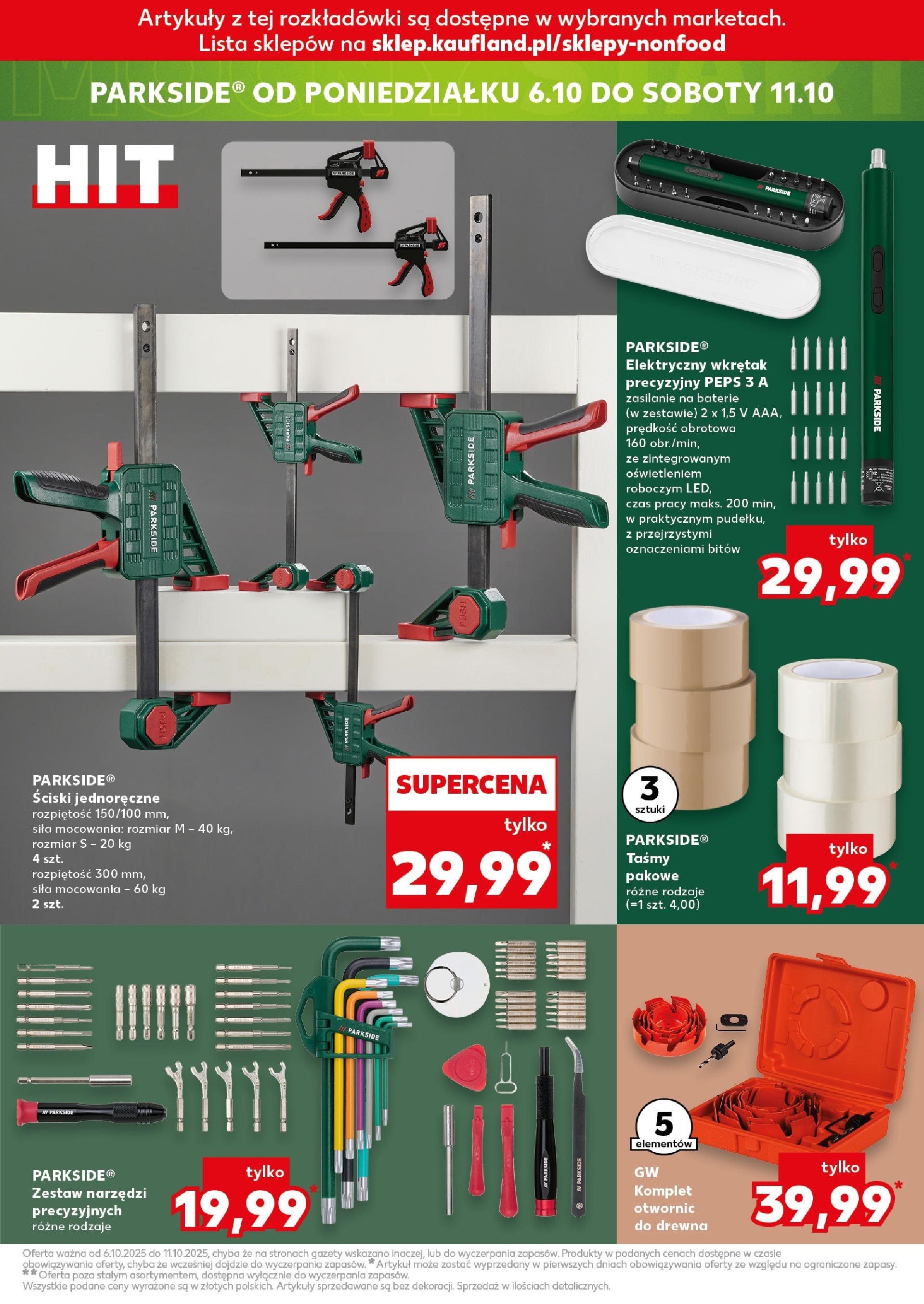Kaufland gazetka - Mega okazje od 02.10.2025 - od jutra PDF | Strona: 19 | Produkty: Baterie, Zestaw narzędzi