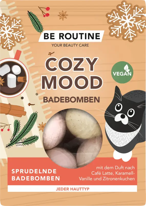 BE ROUTINE Badebombe COZY MOOD (6x50 g)