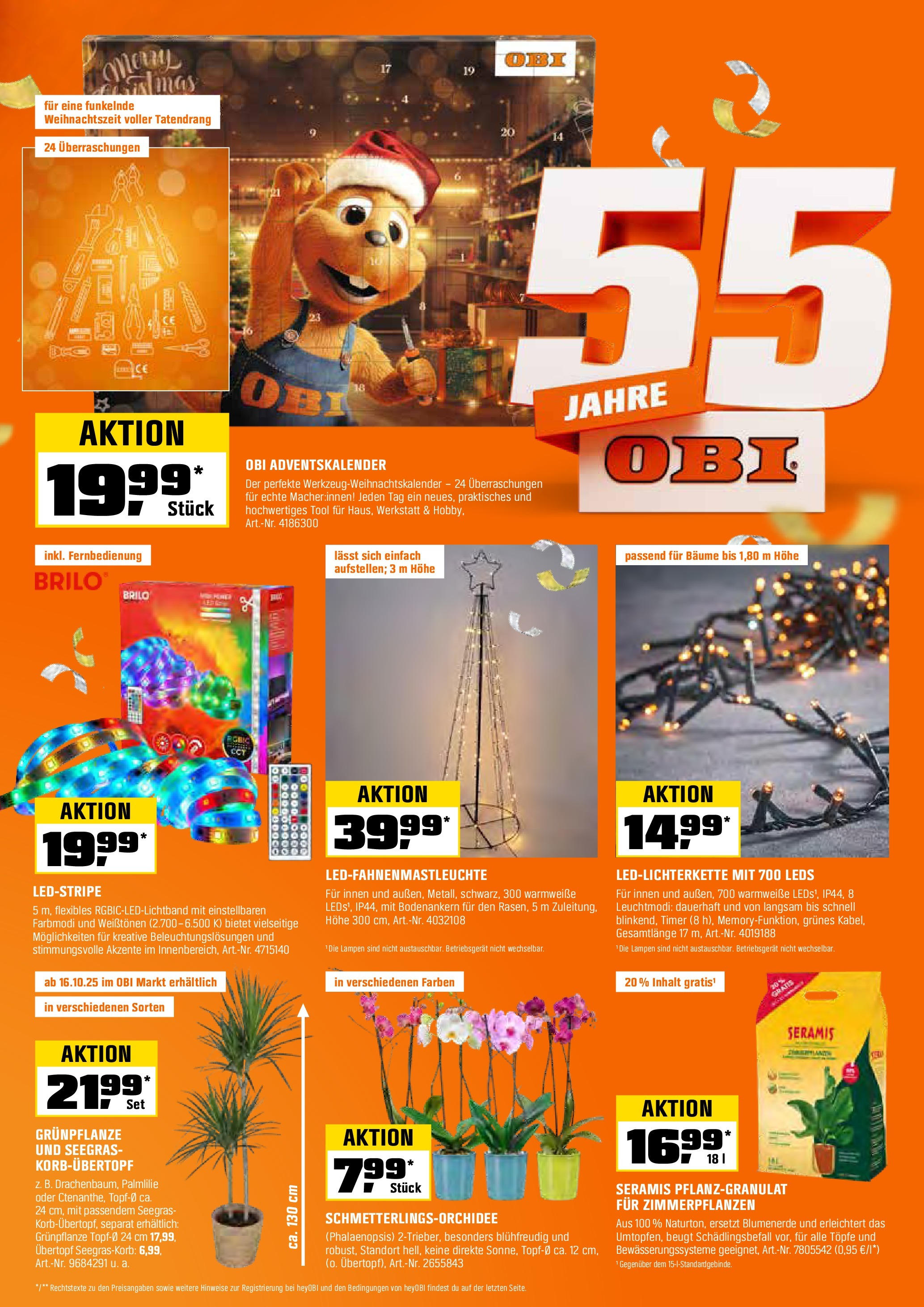 Obi Prospekt 	 (ab 30.09.2025) zum Blättern | Seite: 3 | Produkte: Blumenerde