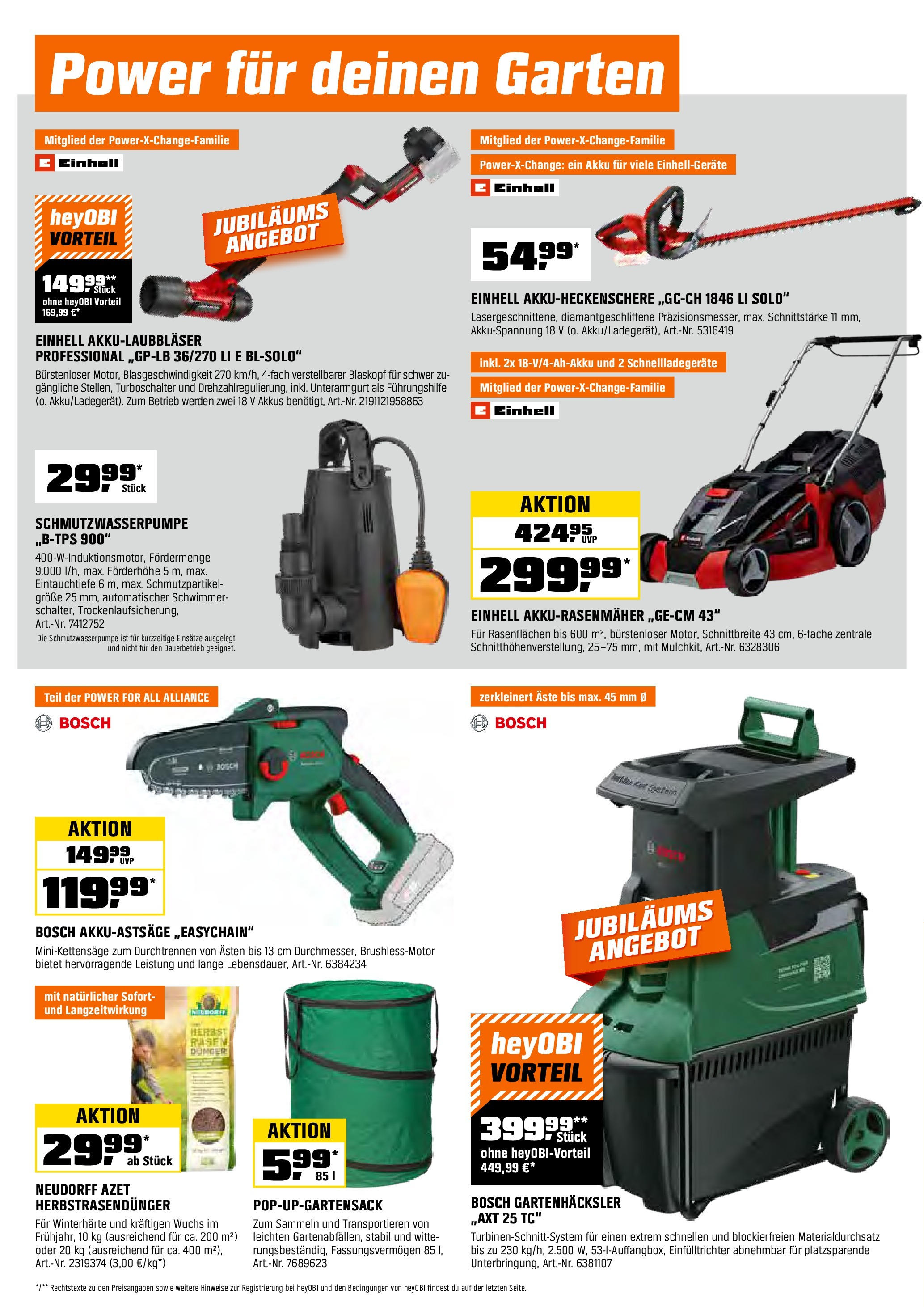 Obi Prospekt 	 (ab 30.09.2025) zum Blättern | Seite: 8 | Produkte: Bosch
