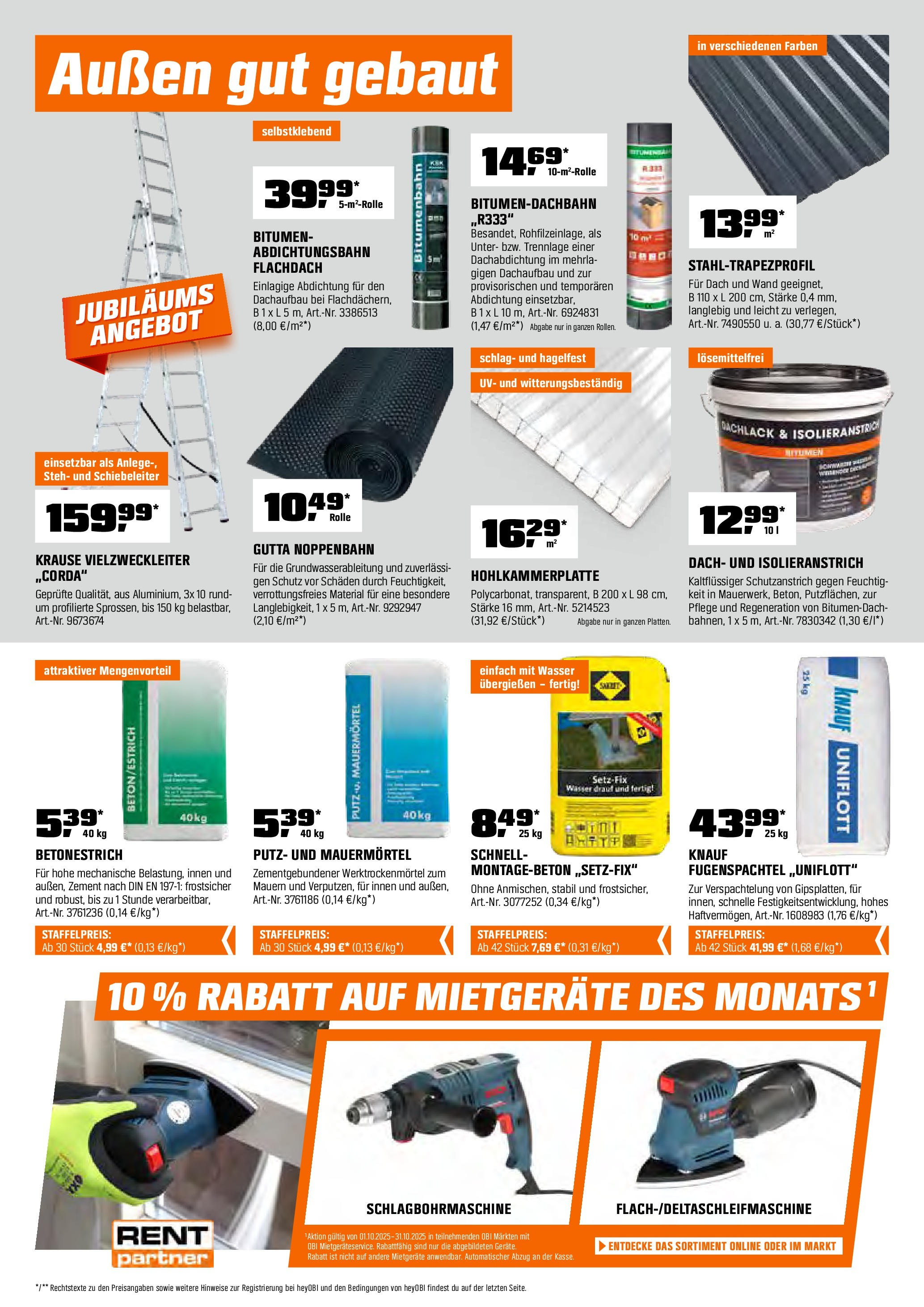 Obi Prospekt 	 (ab 30.09.2025) zum Blättern | Seite: 24 | Produkte: Wasser