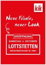 KiK: Neueröffnung in Lottstetten