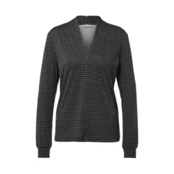 Blusenshirt mit V-Ausschnitt