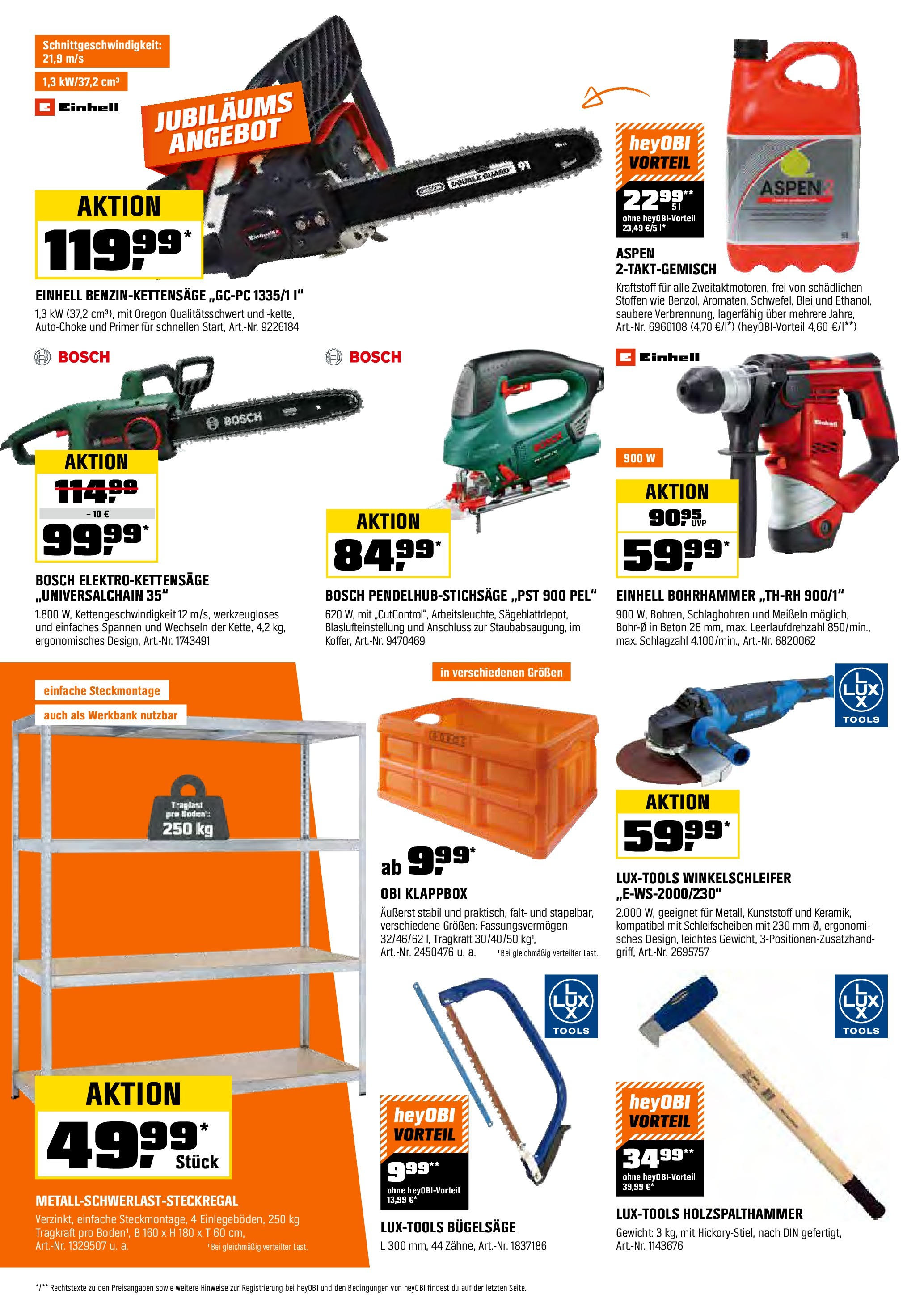OBI Flugblatt von 01.10.2025 - Aktuelle Angebote | Seite: 19 | Produkte: Gewicht