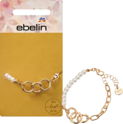 ebelin Armband mit Perlen, Gold-Optik