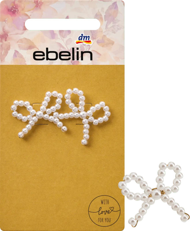 ebelin Ohrstecker Perlen-Schleifen