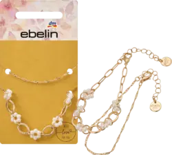 ebelin Armbänder mit Perlen, Gold-Optik