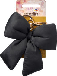 ebelin Schlüsselanhänger Schleife, schwarz